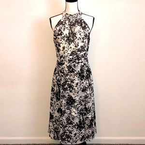 👗 WHBM Fit & Flare Halter Dress